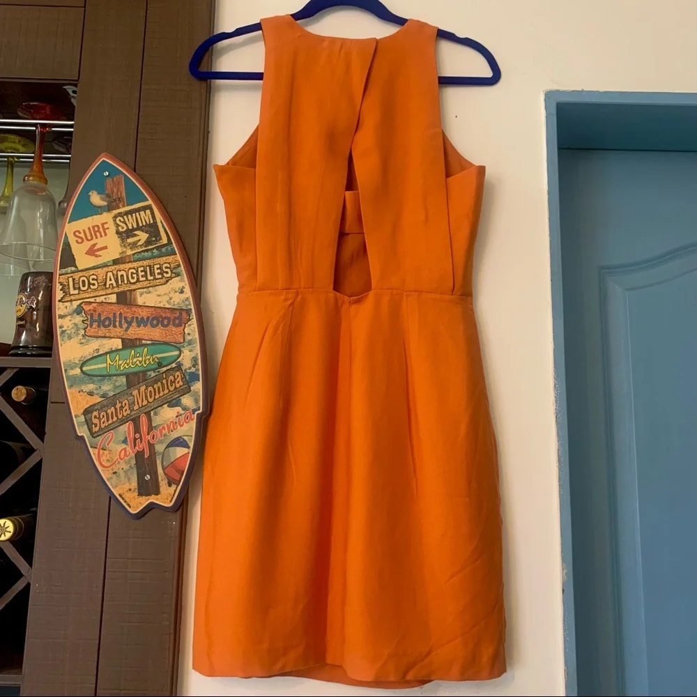 🤩 MANGO Dress in Dull Orange Colour 🍊 - Picture 5 of 14